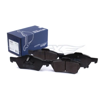 Abbildung von TOMEX brakes TX 14 88 Bremsbelagsatz Vorderachse mit akustischer Verschleißwarnung CHRYSLER: Grand VOYAGER IV, 4