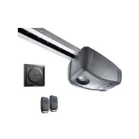 Abbildung von Somfy 1241607 Garagentoröffner GDK 1100 Max. Höhe 2,35 m Breite 4,5 Lieferung mit 1 Wandsteuerung und 2 Keypop Fernbedienungen TaHoma kompatibel, Grau
