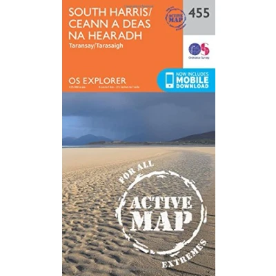 Abbildung von South Harris/Ceann a Deas Na Hearadh (OS Explorer Active Map, Band 455)