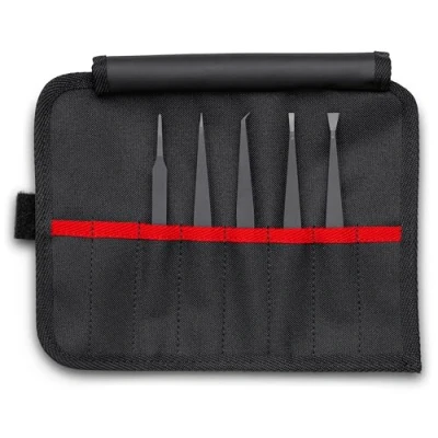 Abbildung von Knipex 92 00 05 ESD, Schwarz, Flach, Spitz, Geschwungen, Gerade, 123 g, 5 Stück(e)