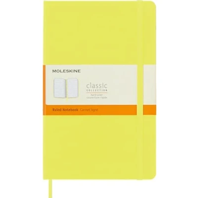 Abbildung von Moleskine Klassisches Notizbuch, Hardcover, groß (12,7 x 21 cm), liniert, Zitronengelb, 240 Seiten
