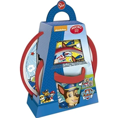 Abbildung von PAW PATROL Kindergeschirr Set Chase Marshall Kinder Geschirr Teller Schale Becher Geschenk (3 tlg), BPA Frei