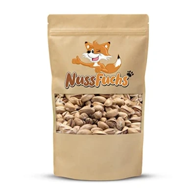 Abbildung von Pistazien Pistazienkerne geröstet &amp; gesalzen 1kg mit Schale knackige Kerne intensiv nussigen Aroma ganze vegan ungeschwefelt 100% Natural aus Kalifornien (1kg Beutel)