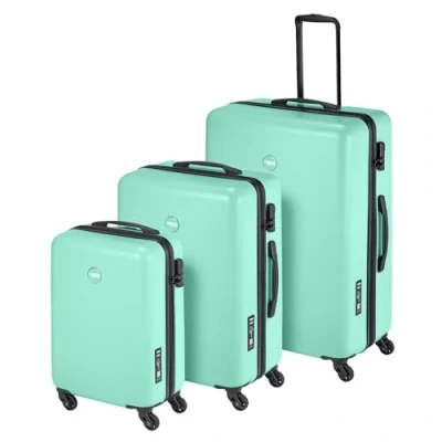 Abbildung von Princess Traveller Koffer Set PT01 Reiskoffer mit 4 Rollen Pacific Mint Grün Dreiteilige Kofferset &amp; trolleys hartschalenkoffer