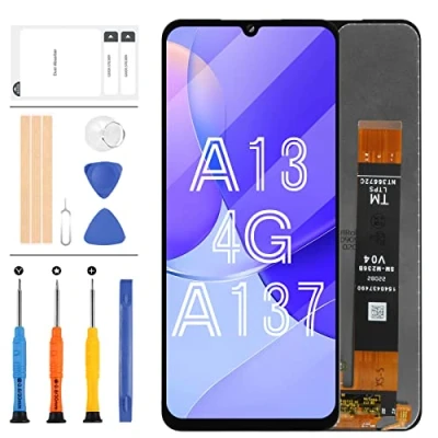 Abbildung von Ersatz LCD Bildschirm für Samsung Galaxy A13 SM A137 A137F A137F/DSN, Display, Touchscreen, Digitizer, Montage Reparaturteil Set (nicht passend 5G)