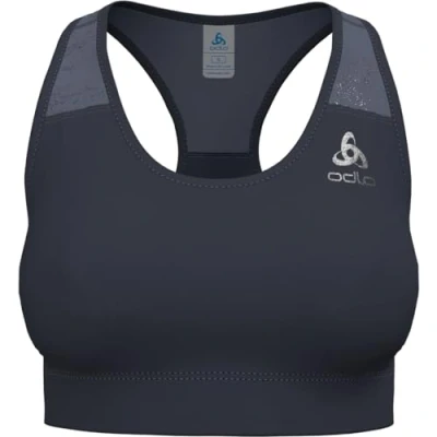 Abbildung von ODLO Essential Sportbh mit leichter Stützkraft, Damen, Größe: XS, India ink/folkstone gray