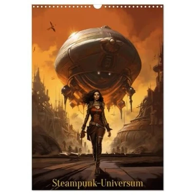 Abbildung von Steampunk Universum (Wandkalender 2025 DIN A3 hoch), CALVENDO Monatskalender