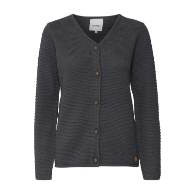 Abbildung von Oxmo Oxhelga Strickjacke, Damen, Größe: Large, Pewter