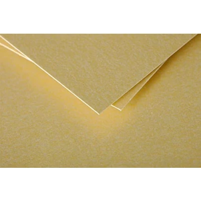 Abbildung von Clairefontaine 75095C Packung mit 25 Tischaufsteller Pollen, 85x80 mm, gefaltet, Gold