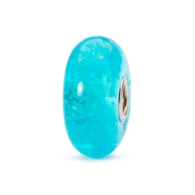 Abbildung von Trollbeads Glas Bead Meeresglühen