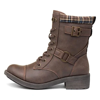 Abbildung von Rocket Dog Damen Thunder Mode Stiefel, Braunes Plaid, 37 EU