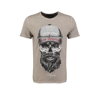 Abbildung von Key Largo Tshirt print, Herren, Größe: Large, Silver