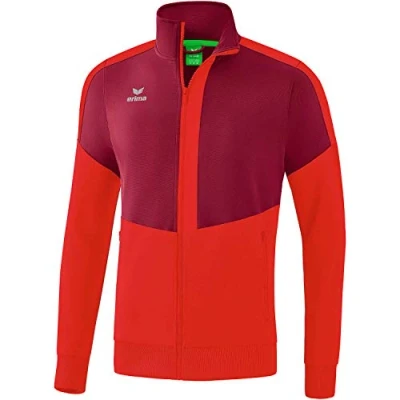 Abbildung von Erima Herren Squad Worker Jacke, Bordeaux/rot, S
