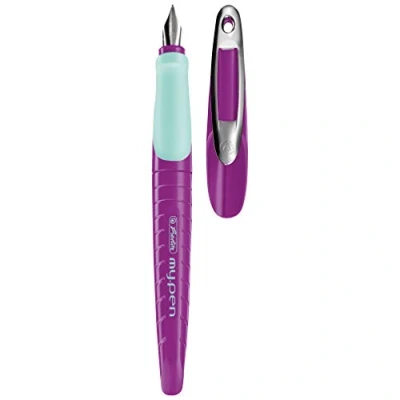Abbildung von Herlitz Füllhalter Schulfüllhalter / Füller &quot;my.pen&quot; Farbe: lila/minze