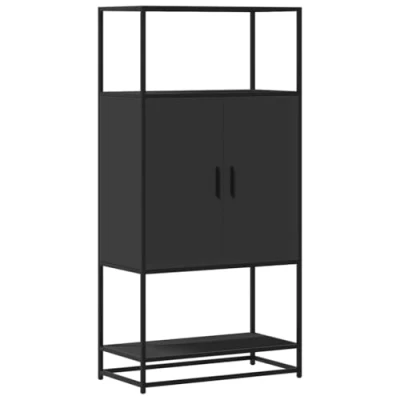 Abbildung von vidaXL Highboard Sonoma Eiche 68x35x139 cm Holzwerkstoff und Metall