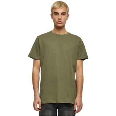 Abbildung von Build Your Brand Herren BB010 Basic Round Neck T Shirt, Olive, 4XL