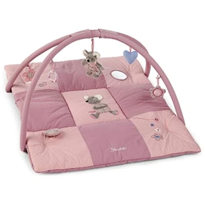 Abbildung von Sterntaler Crawling Blanket Mabel Krabbeldecke für Kinder, Größe: One Size, Light pink