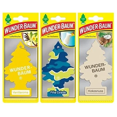 Abbildung von Duftfichte Wunderbaum (Vanille + Pina Colada Kokos) 3er Pack