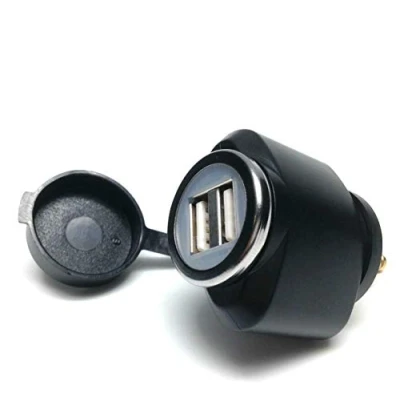 Abbildung von Cliff Top 2.1 Amp moto Hella (DIN) à Adaptateur USB (Mini), kompatibel mit BMW Motorrädern