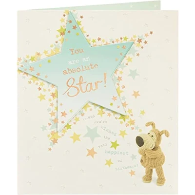Abbildung von Boofle Geburtstagskarte niedliche Karte für Freund sie You&#039;re an Absolute Star