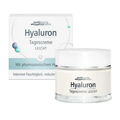 Abbildung von Hyaluron Tagescreme leicht mit Anti Aging Effekt medipharma cosmetics 50 ml