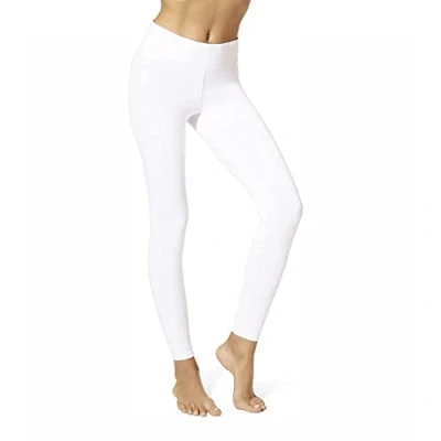 Abbildung von HUE Damen Ultra Baumwolle mit breitem Bund, Sortiert Leggings, Weiss/opulenter Garten, Groß