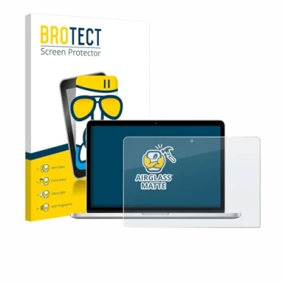 Abbildung von BROTECT Entspiegelungs Schutzglas für Apple MacBook Retina Pro 13&quot; 2015 Schutz Folie Panzerfolie Glas Matt [Extrem Kratzfest 9H, Anti Reflex]