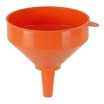 Abbildung von PRESSOL Kunststofftrichter mit Messingsieb Durchmesser , 1 Stück,2366017, 200/24,5 mm, Orange