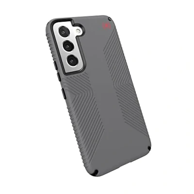 Abbildung von Speck Products Presidio2 Grip Schutzhülle für Samsung Galaxy S22, Graphitgrau/Schwarz/Rot, 144238 9133