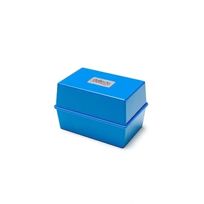 Abbildung von Deflecto CP010YTBLU Karteikarton, Größe 5 x 3 cm, Blau