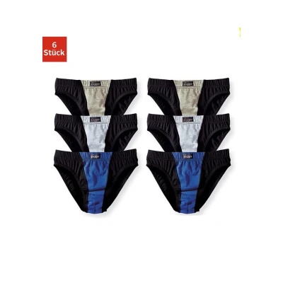 Abbildung von le jogger Slip, (Packung, 6 St.), mit farblich abgesetztem Einsatz