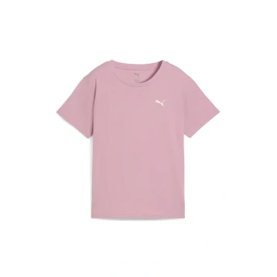Abbildung von Puma Wardrobe Essentials Comfort T Shirt Damen Mit Plain Poised Pink Größe: L