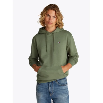 Abbildung von Tommy Jeans Sweatshirt TJM REG S FLAG HOODIE mit bestickten Markenlogo auf Brusthöhe