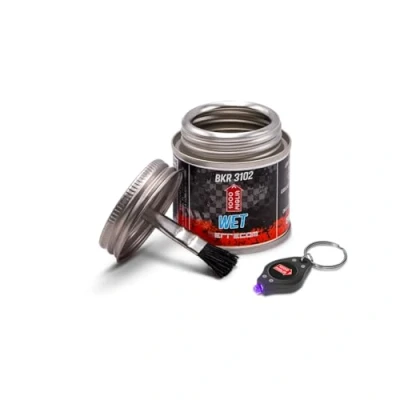 Abbildung von Errecom 1000 Miglia BKR 3102 Fahrradkette Schmiermittel Wet 60 ml, für Nasse, Feuchte und Schlammige Bedingungen, All In One mit Pinsel enthalten