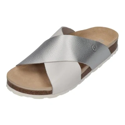 Abbildung von Rohde Pantolette flach, Damen, Größe: 38, Zilver Schuhe