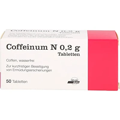 Abbildung von Coffeinum N 0,2 g Tabletten 50 St