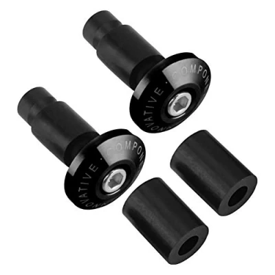 Abbildung von Lenker Stecker, 22mm 7 / 8inch Gummi Motorrad End Slider Plug Caps für Racing ATV Offroad[Black]