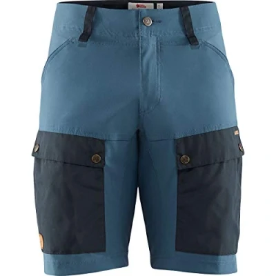 Abbildung von Fjallraven Keb Shorts M mit zwei Taschen für Herren, F80809, Blau (Dunkelblau / Hellblau), 56