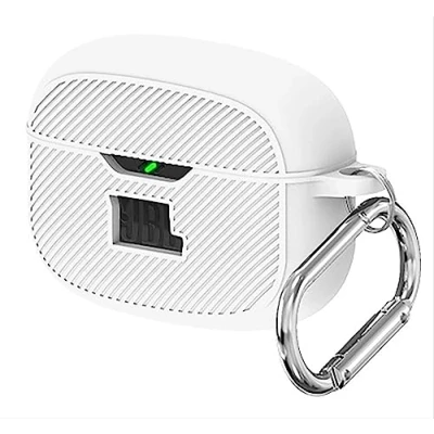 Abbildung von GIOPUEY Hülle für JBL Vibe Beam, Silikon Stoßfeste Schutzhülle, Ultradünn Case Cover, Kein Geruch, Weiß