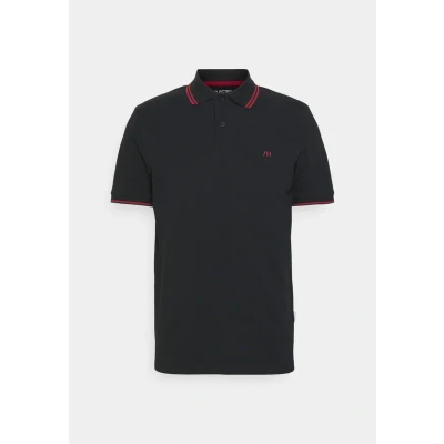 Abbildung von Selected Homme Sport POLO NOOS Poloshirt, Herren, Größe: Large, Black