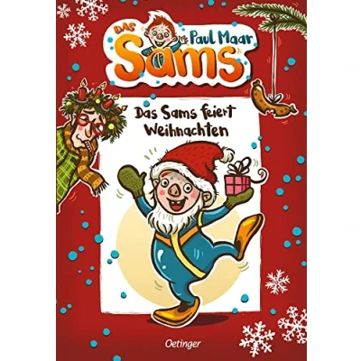 Abbildung von Das Sams 9. feiert Weihnachten: Der Kinderbuch Klassiker, modern und farbig illustriert von Nina Dulleck für Kinder ab 7 Jahren