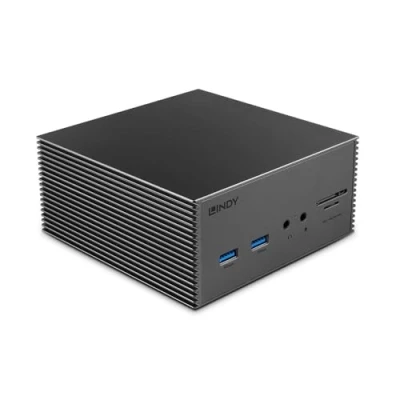 Abbildung von Lindy DST Pro 101, USB C Laptop Dockingstation mit 4K Unterstützung und 100W Netzteil