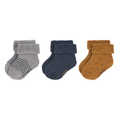 Abbildung von LÄSSIG Kinder Frottee Socken 3er Set/ Blue Größe 15 18