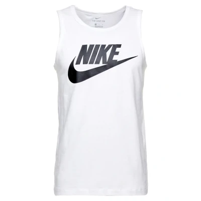 Abbildung von Nike Sportswear TANK ICON Futura Top, Herren, Größe: Small, White/black