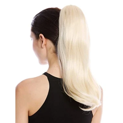 Abbildung von WIG ME UP TZB 26A V 613 Haarteil Zopf Pferdeschwanz lang glatt geschwungen Platinblond 45 cm