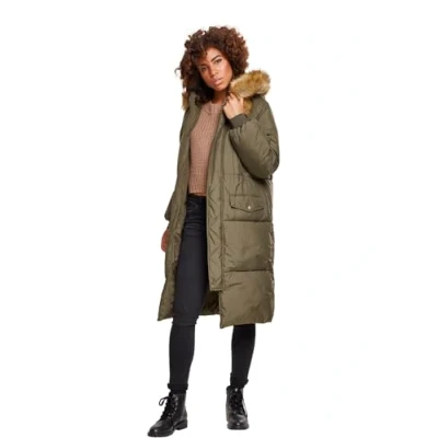 Abbildung von Urban Classics Wintermantel, Damen, Größe: Medium, Darkolive