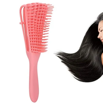 Abbildung von Bounce curl Brush, Haarbürste Entwirrungskamm, Verstellbarer Oktopus Friseur Kamm, Kunststoff Kamm für Verwirrtes, Gewelltes, Lockiges, Nasses/Trockenes, Langes, Dickes Haar