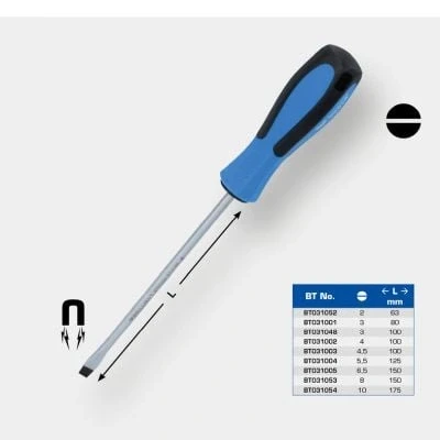 Abbildung von KS TOOLS BT031003 Schraubendreher 4,5 100 Schlitz