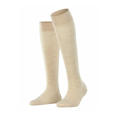 Abbildung von Falke Sensitive Berlin Kniestrümpfe, Damen, Größe: 35 38, Linen mel