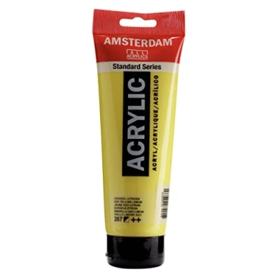 Abbildung von Amsterdam Standard Series Acrylfarbe Tube 250 ml Azogelb Zitrone 267 (17122670)